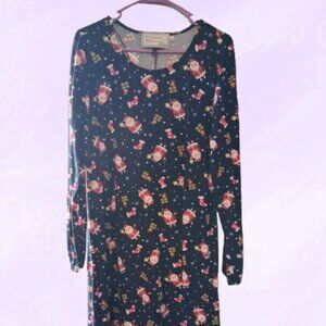 To:_ From:_ with love, allison brittney santa and gifts all over nightie night S